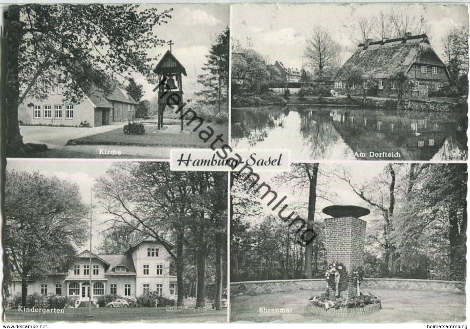 Hamburg-Sasel - Kindergarten - Foto-Ansichtskarte - Wandsbek