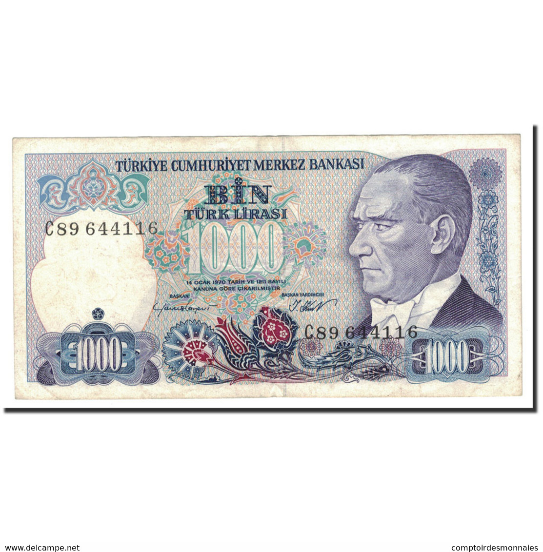 Billet, Turquie, 1000 Lira, 1986, KM:196, TTB+ - Turquie