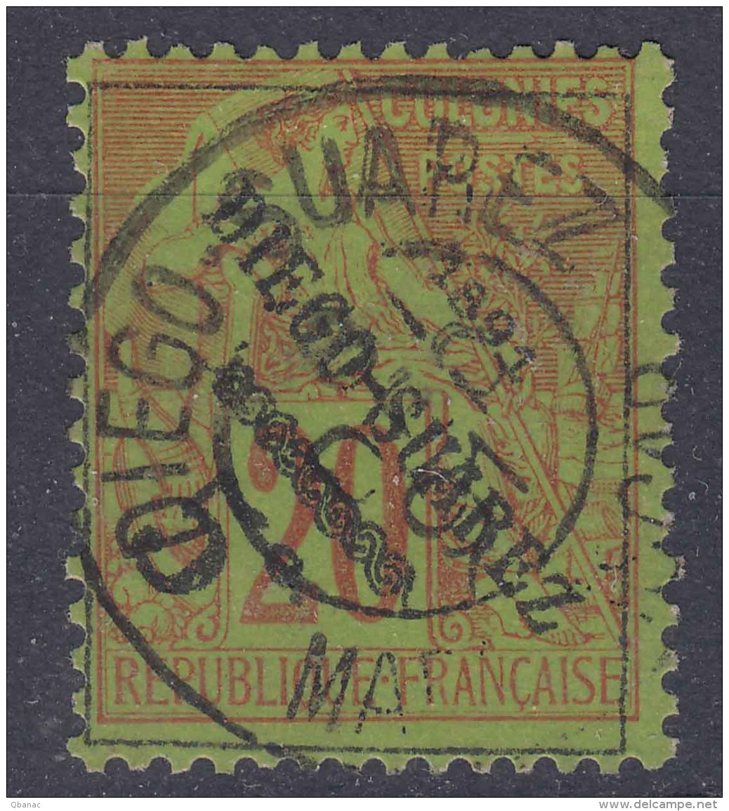 Diego-Suarez 1891 Yvert#12 Used - Gebruikt