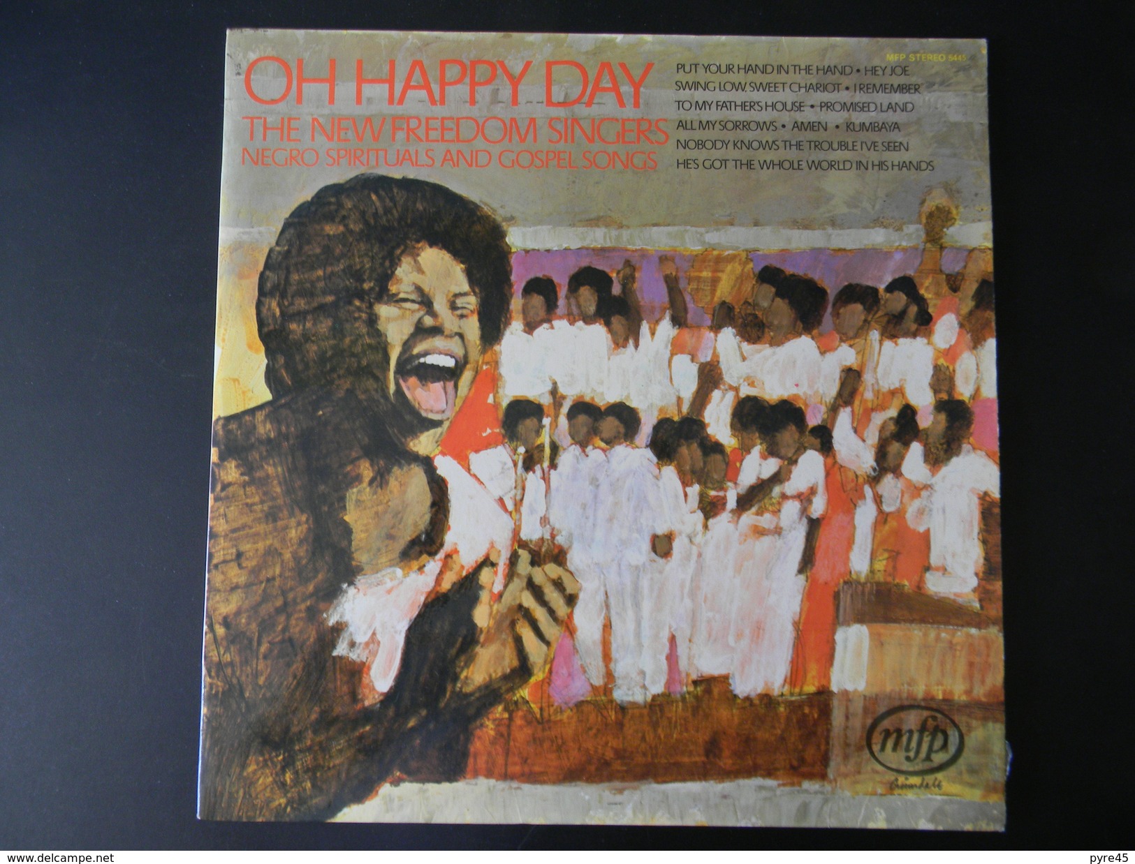 33 TOURS THE NEW FREEDOM SINGERS OH HAPPY DAY MFP 5445 - Religion & Gospel