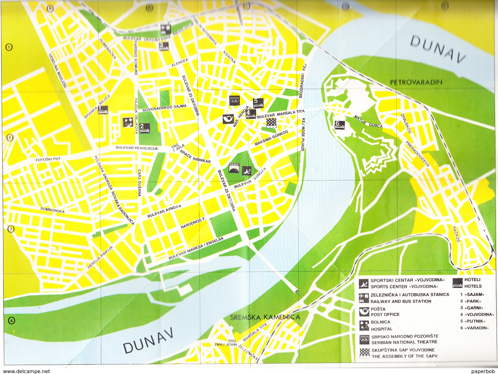 36 WORLD TABLE TENNIS CHAMPIONSHIPS-CITY PLAN - Tafeltennis