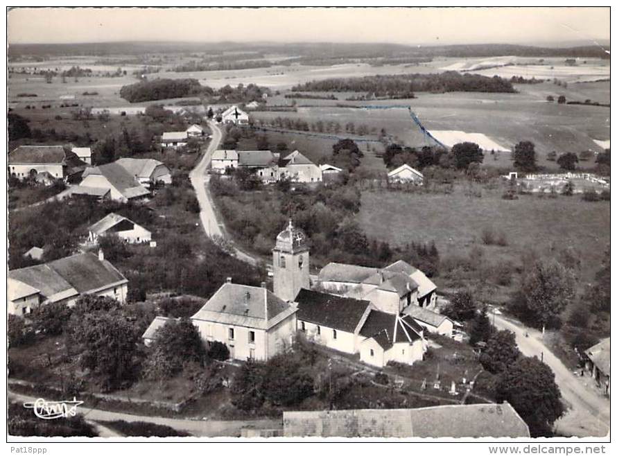 70 - ARPENANS : Vue Aérienne Et L'Eglise - CPSM Dentelée Noir Blanc Grand Format Postée 1962 -  Haute Saône - Autres & Non Classés