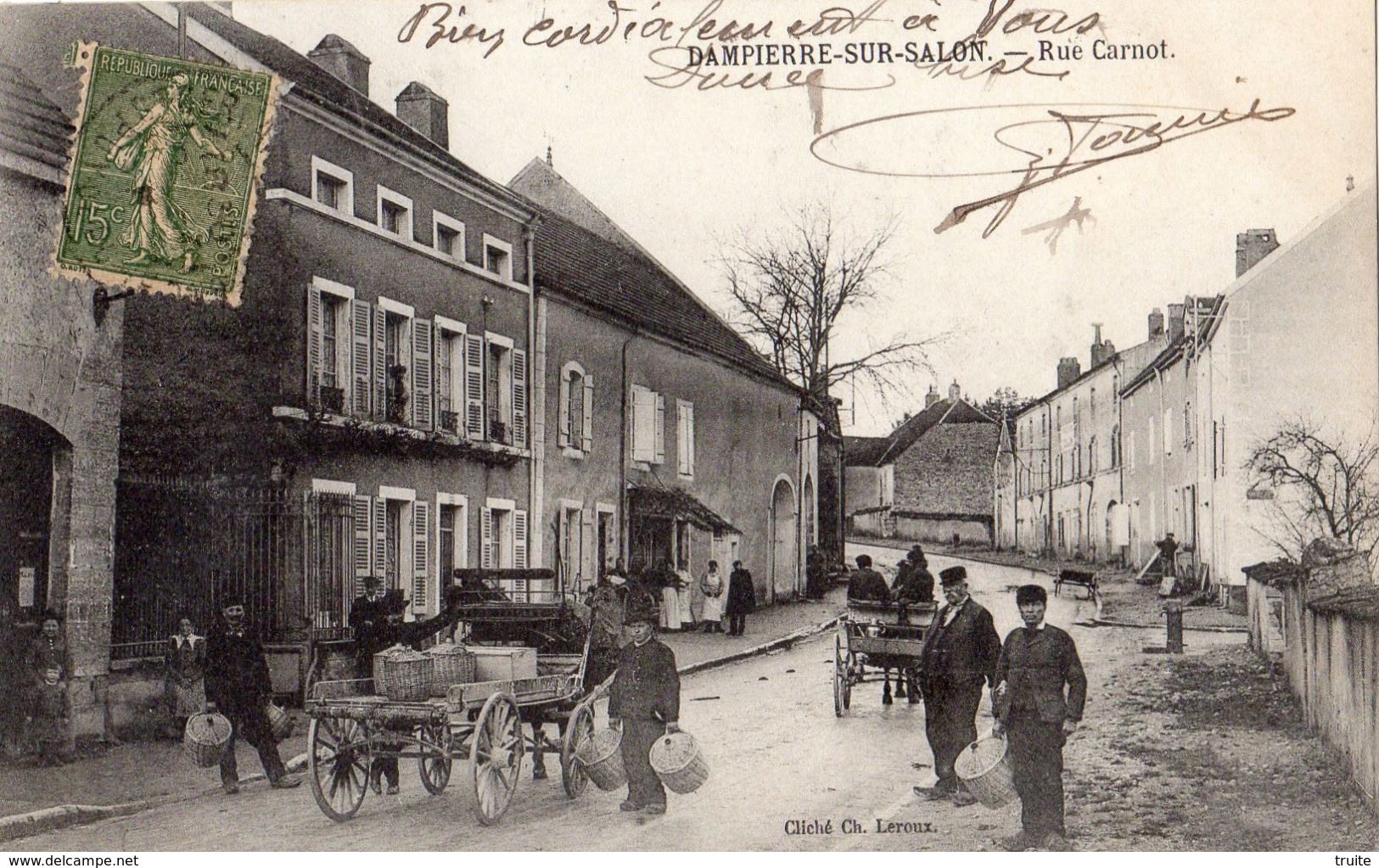 DAMPIERRE-SUR-SALON RUE CARNOT - Autres & Non Classés