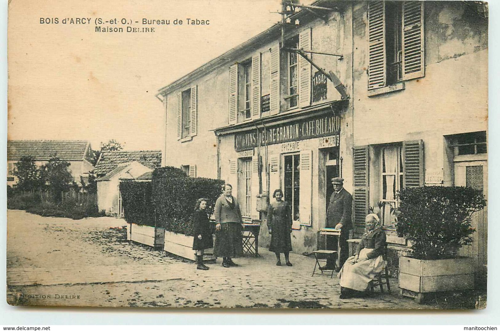 DEP 78 BOIS D'ARCY BUREAU DE TABAC MAISON DELIRE - Bois D'Arcy