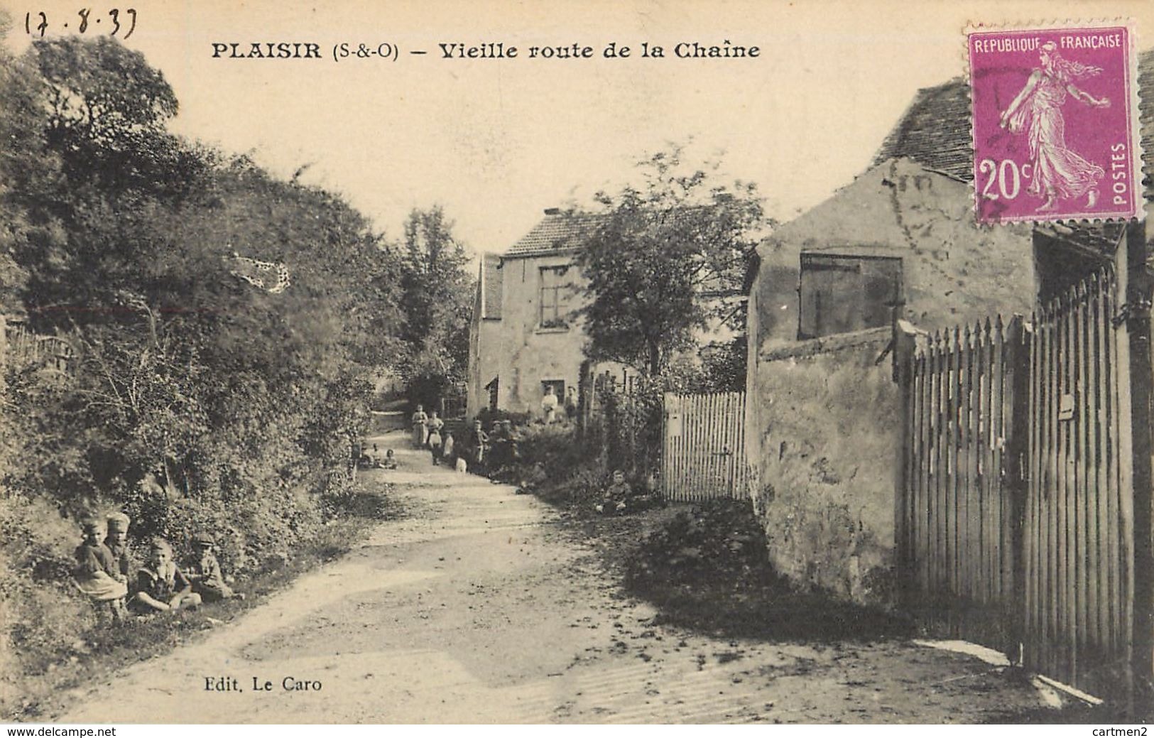 PLAISIR VIEILLE ROUTE DE LA CHAINE 78 - Plaisir