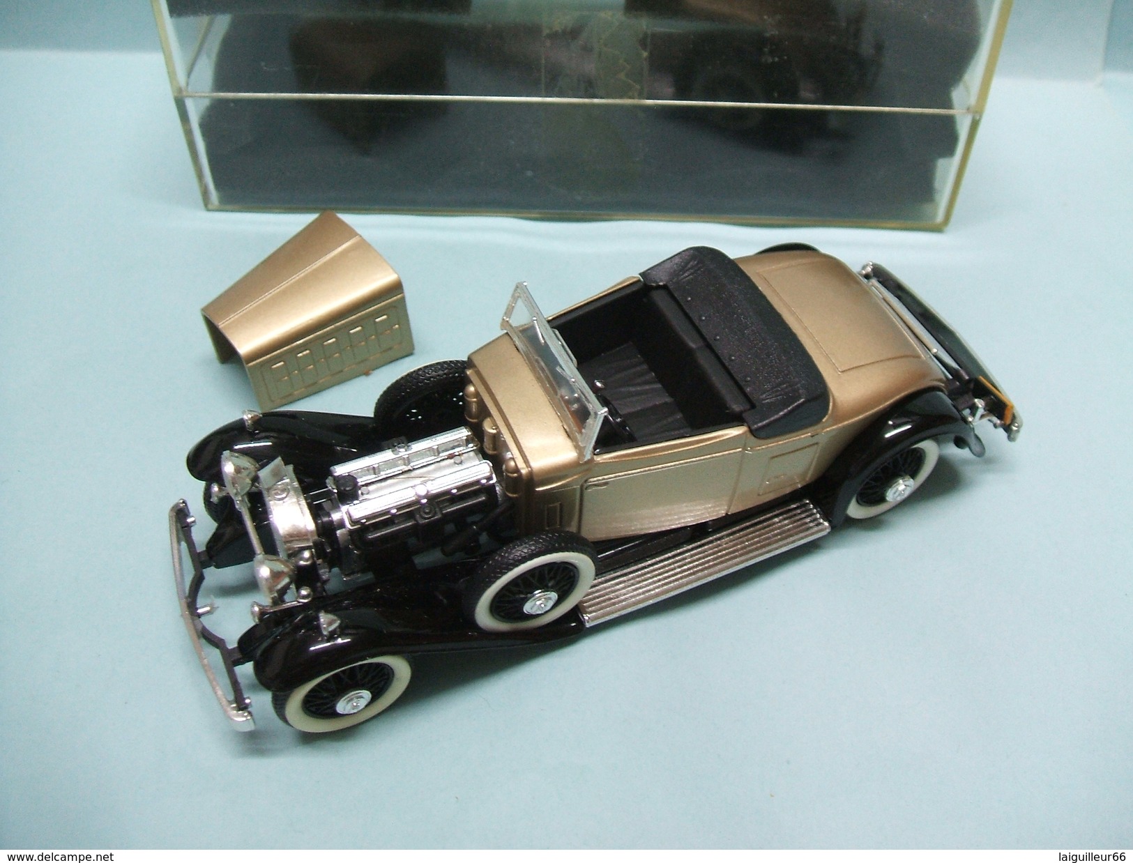 Rio - CADILLAC V16 1931 Cabriolet Doré Métallisé BO 1/43 - Rio