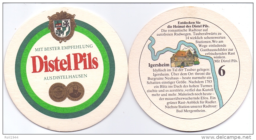 #D060-222 Viltje Distelhausen - Bierdeckel