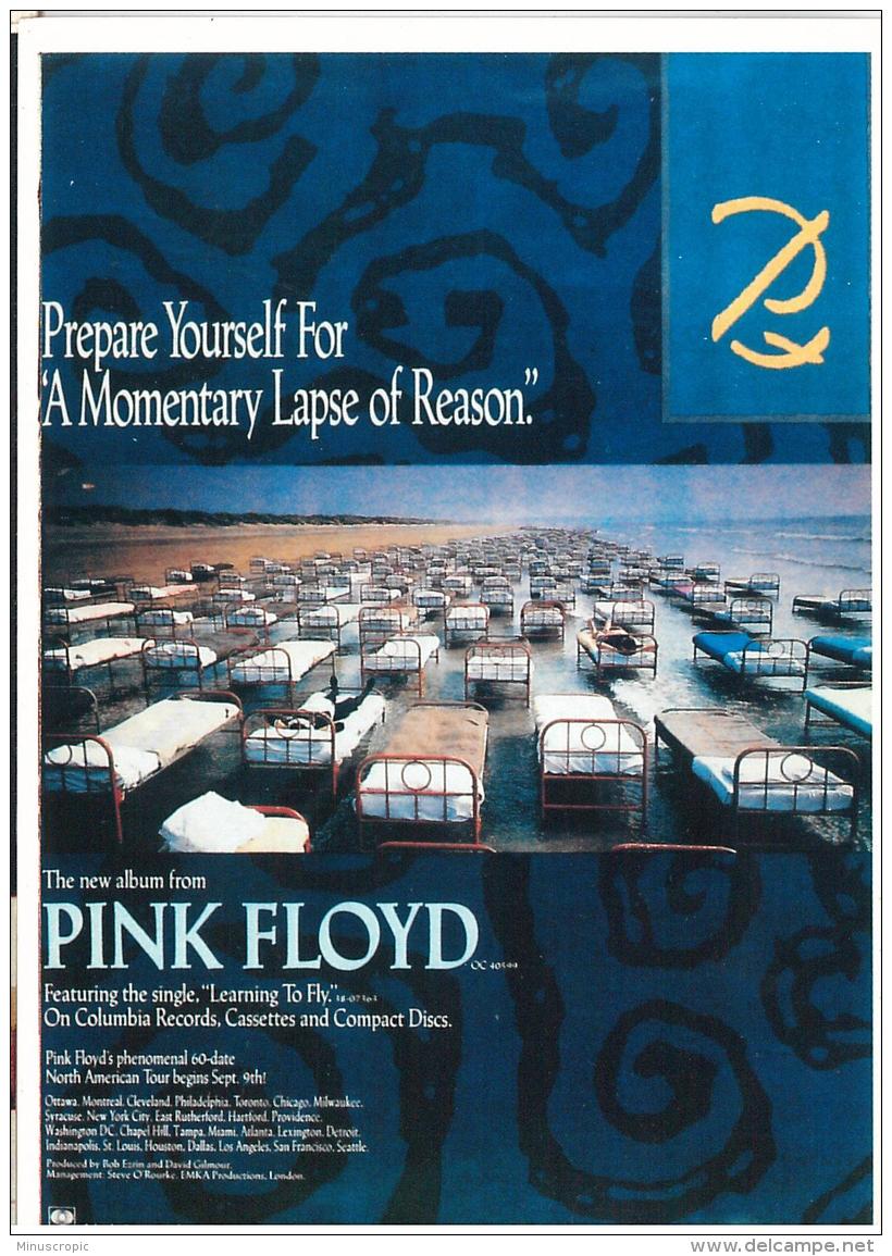 CPM - Pink Floyd - A Momentary Lapse Of Reason - Chanteurs & Musiciens