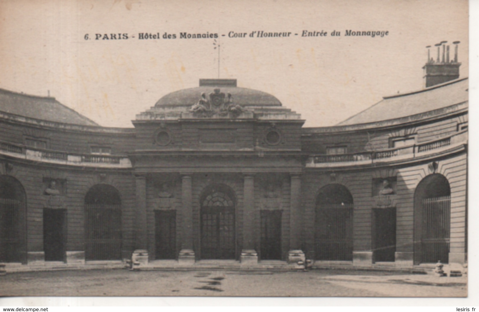 CPA - PARIS - HOTEL DES MONNAIES - COURS D'HONNEUR - ENTRÉE DU MONNAYAGE - 6 - Andere Monumenten, Gebouwen