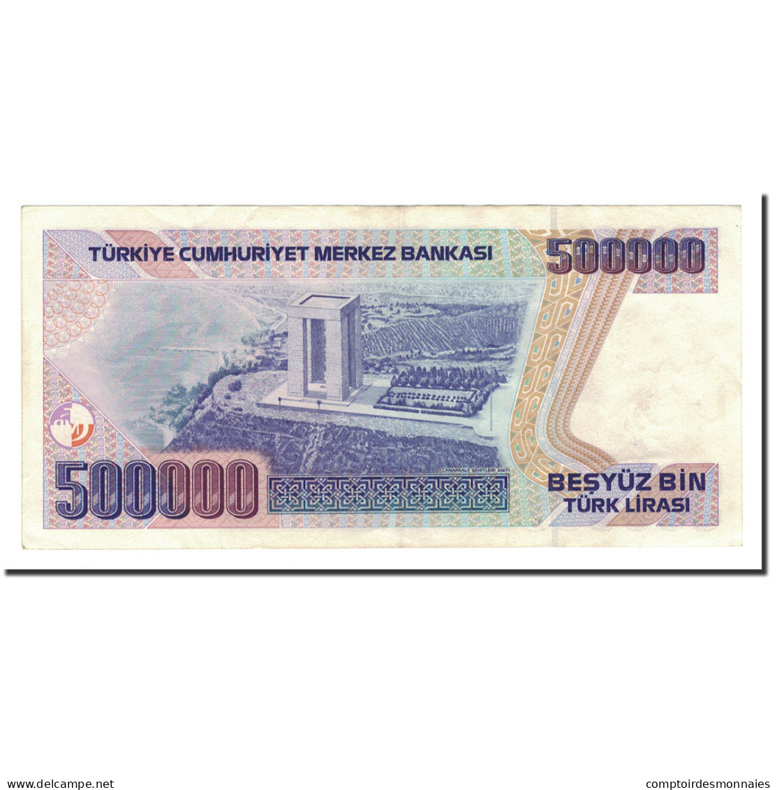 Billet, Turquie, 500,000 Lira, 1993, KM:208, SPL - Turquie