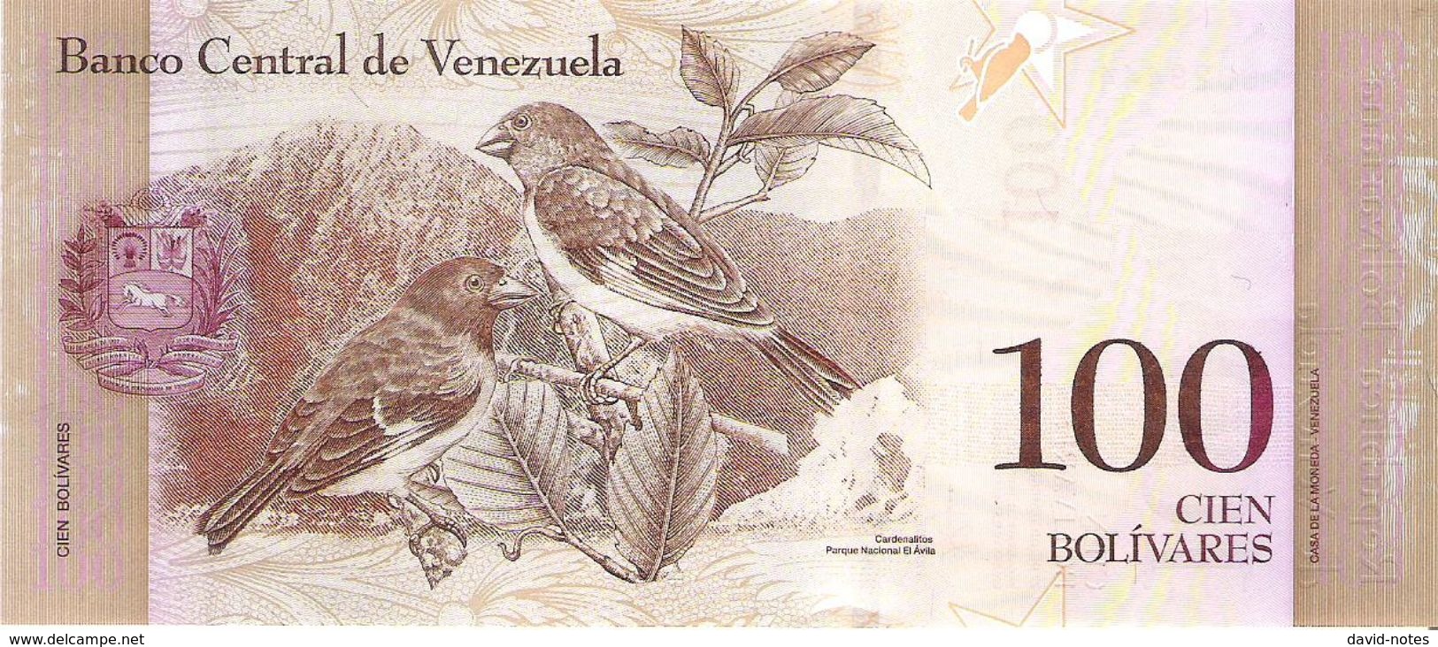 Venezuela  - Pick 93e - 100 Bolivares 2012 - Unc - Venezuela