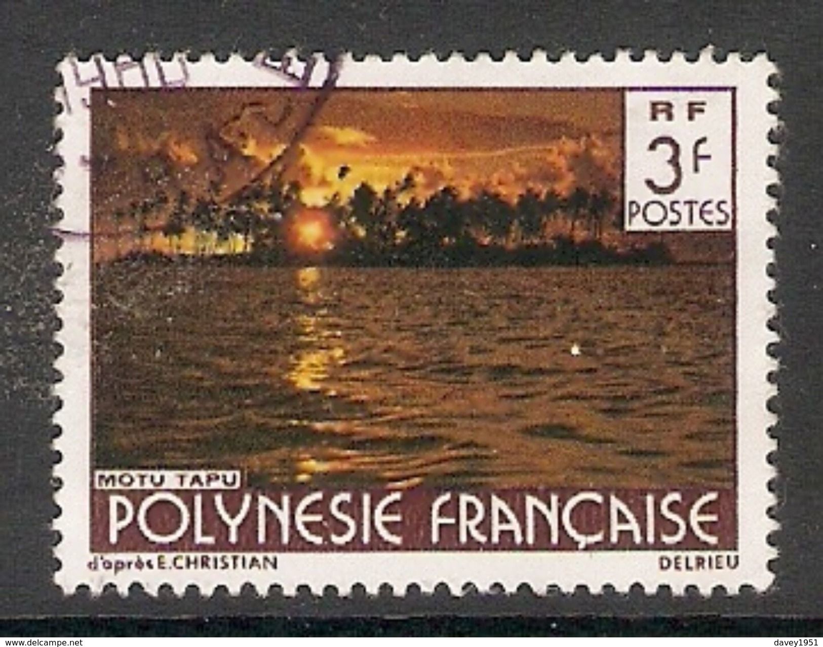 005051 French Polynesia 1979 3F FU - Used Stamps