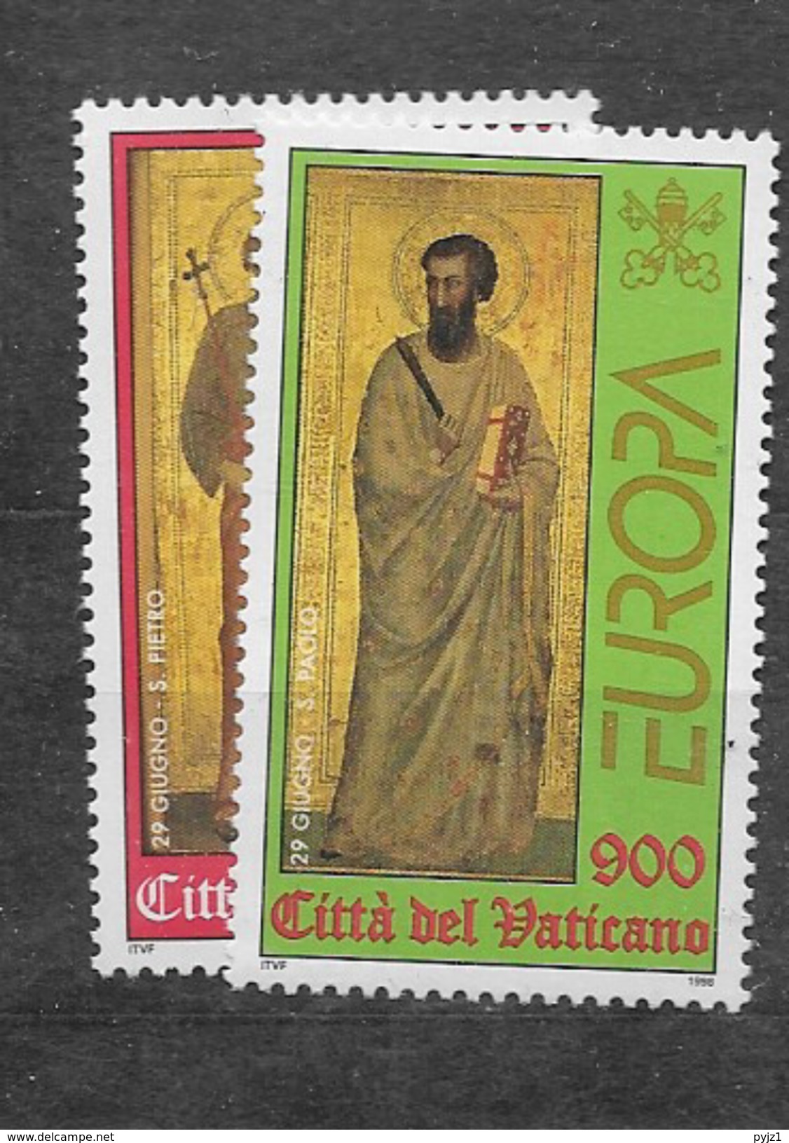 1998 MNH Vaticano, Postfris** - Neufs