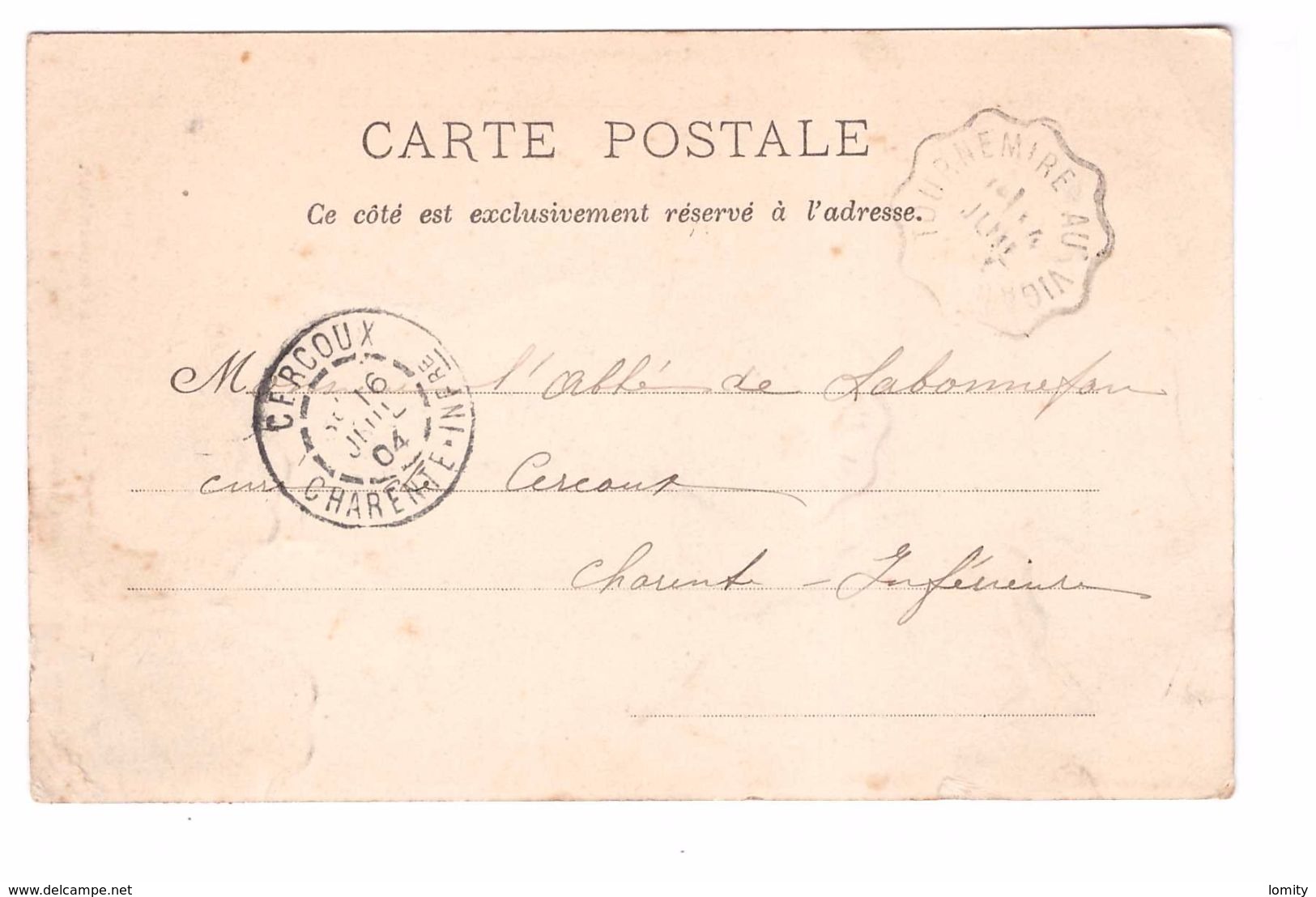 12 La Cavalerie La Porte Du Commandeur Cpa Animée Cachet 1904 - La Cavalerie