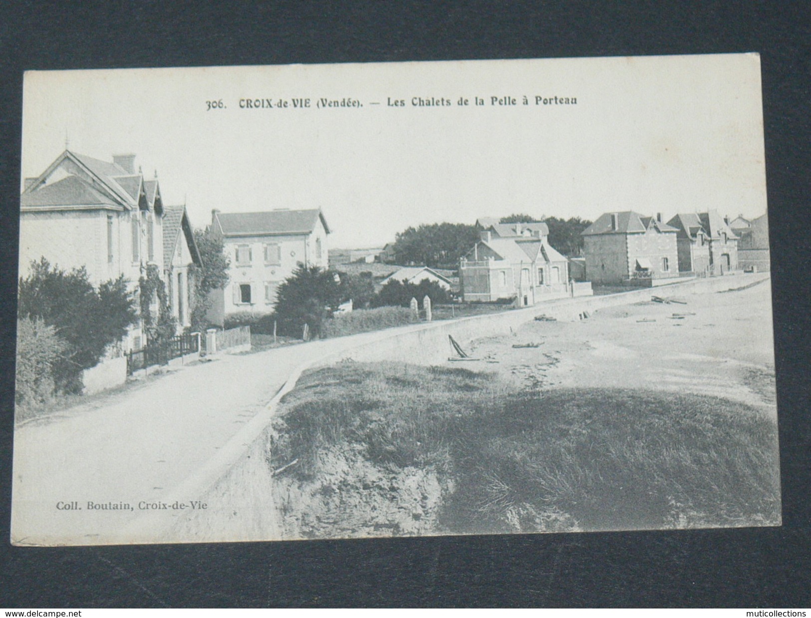 SAINT GILLES CROIX DE VIE  1910 /  LES CHALETS DE LA PELLE A PORTEAU  / CIRC OUI / EDIT VOIR PHOTO - Saint Gilles Croix De Vie