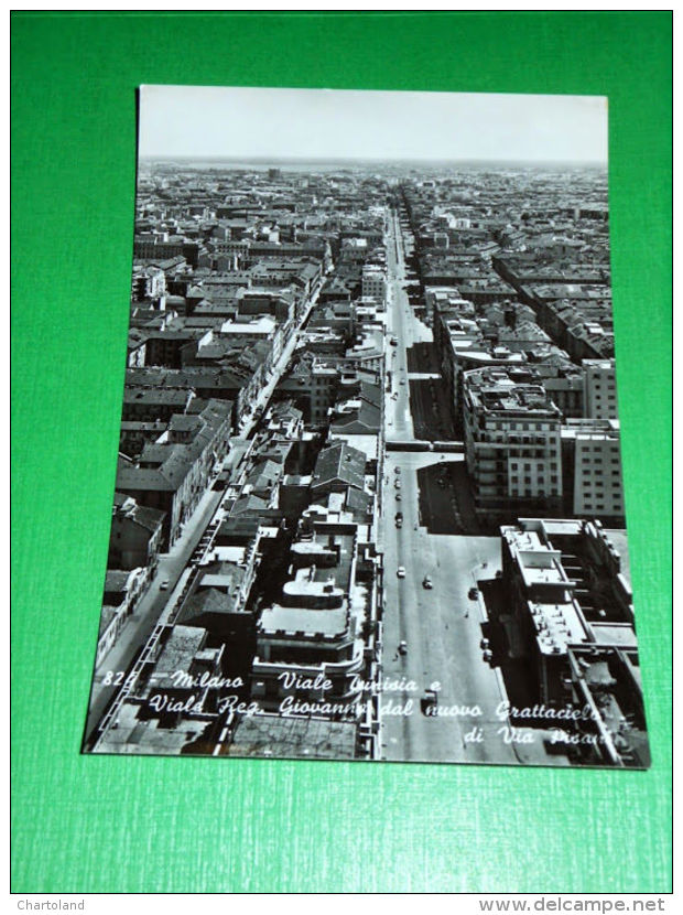 Cartolina Milano - Viale Tunisia E Viale Reg. Giovanna 1952 - Milano