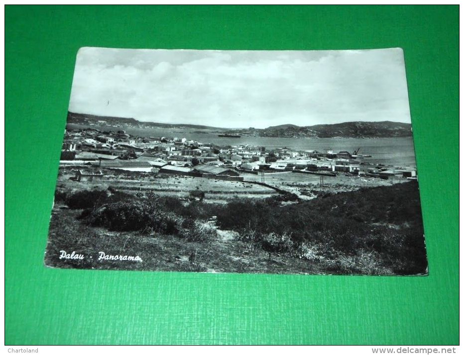 Cartolina Palau - Panorama 1958 - Sassari