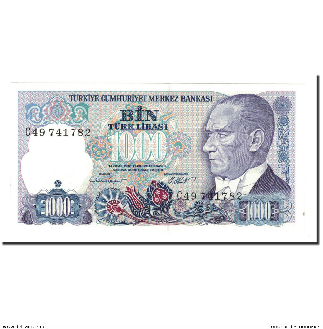 Billet, Turquie, 1000 Lira, 1986, KM:196, SPL+ - Turquie