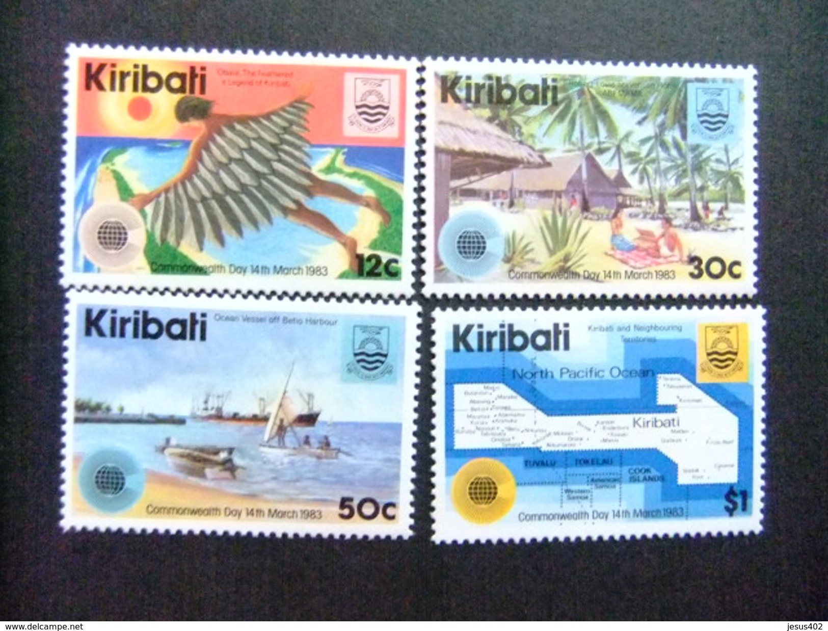 KIRIBATI Ex GILBERT 1983 DIA De La COMMONWEALTH Yvert N 96 / 99 ** MNH - Kiribati (1979-...)