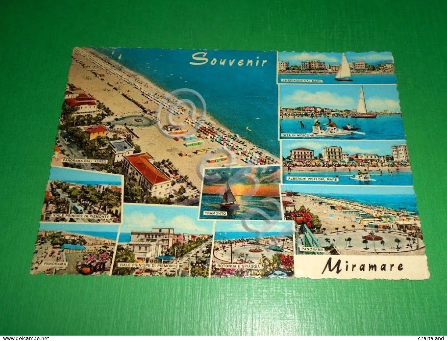 Cartolina Ricordo Di Miramare Di Rimini - Vedute Diverse 1962 - Rimini