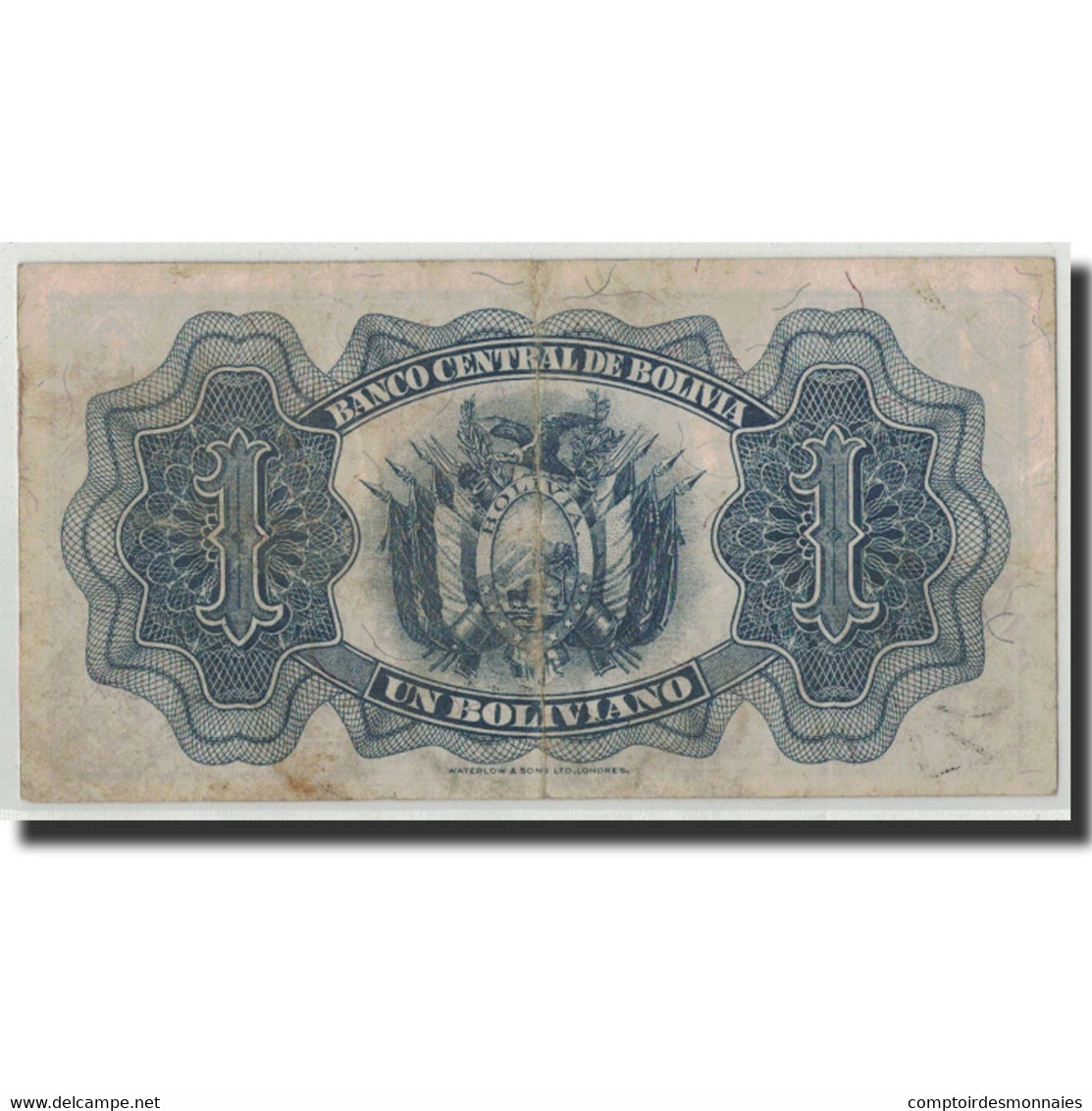 Billet, Bolivie, 1 Boliviano, 1928, 1928-07-20, KM:128b, TB - Bolivië