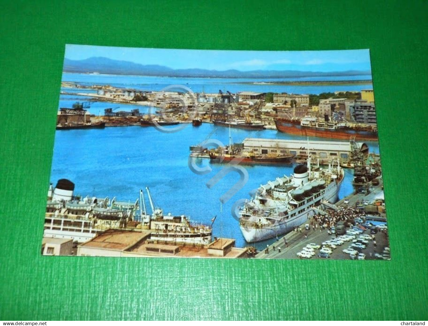 Cartolina Cagliari - Panorama Del Porto 1960 Ca - Cagliari