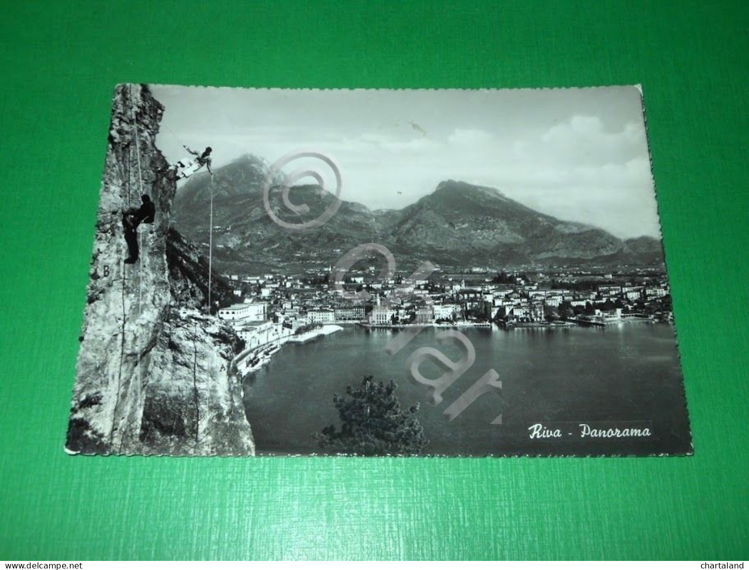 Cartolina Riva - Panorama 1954 - Trento