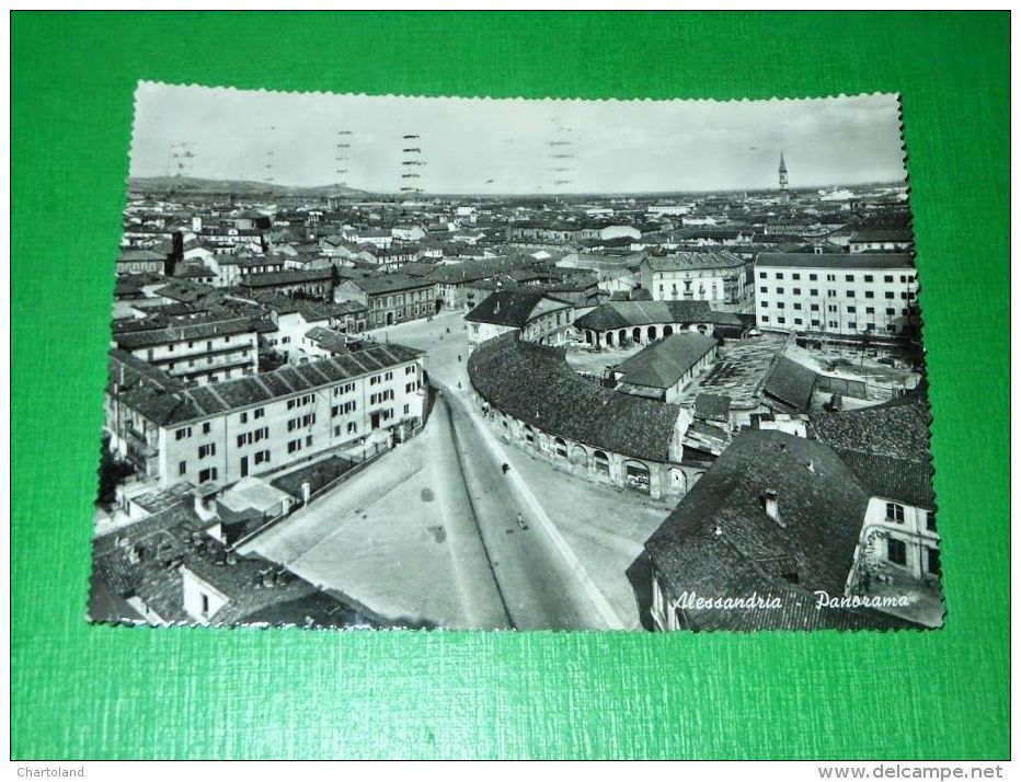 Cartolina Alessandria - Panorama 1958 - Alessandria