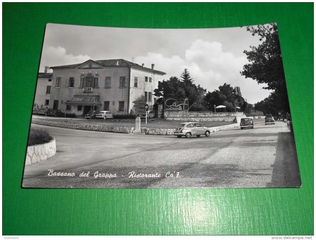 Cartolina Bassano Del Grappa - Ristorante Cà 7 1962 - Vicenza