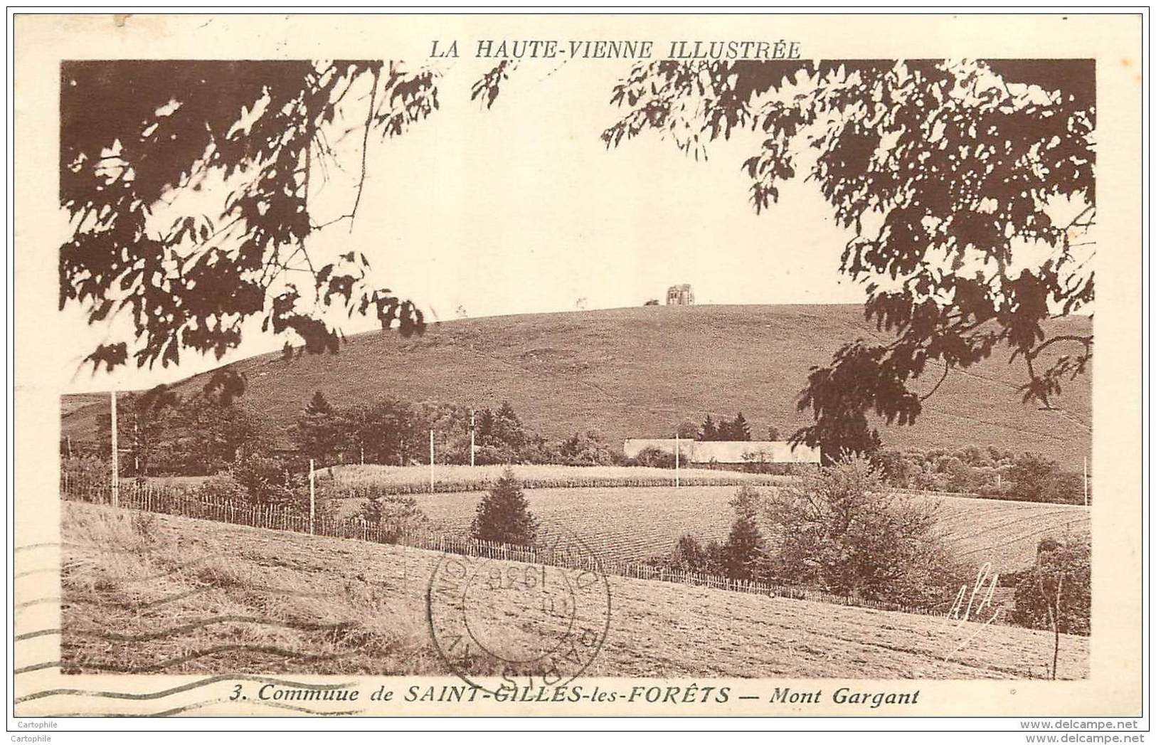 87 - SAINT GILLES LES FORETS - Mont Gargant 1935 - Autres & Non Classés