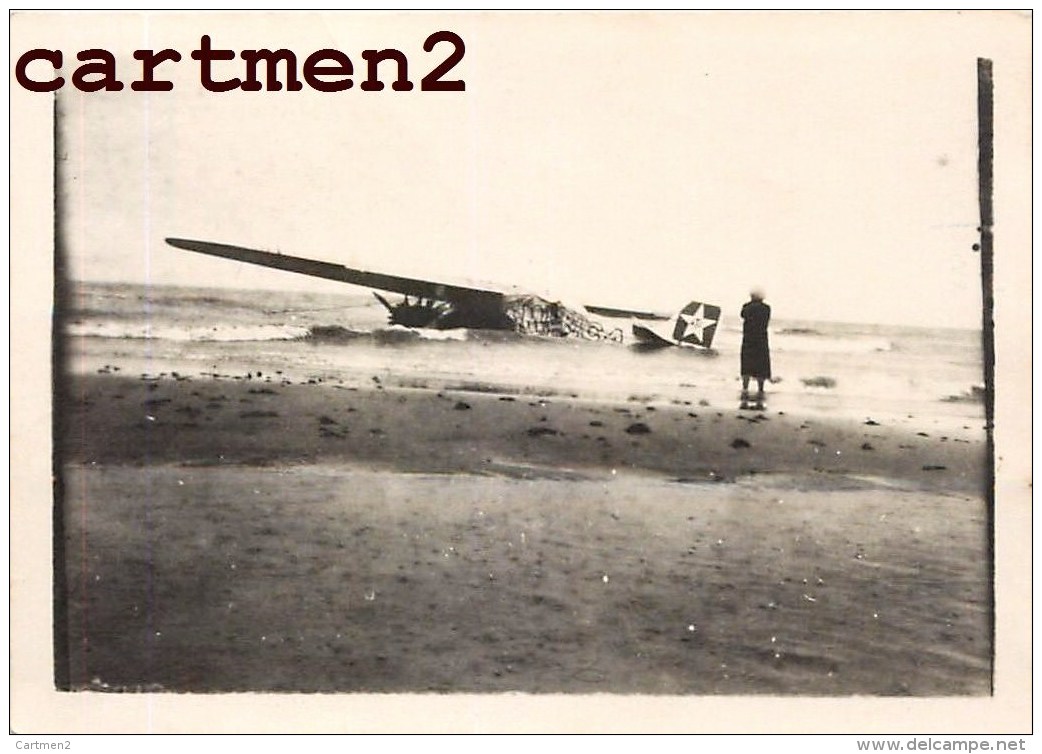 AVIATION VERS-SUR-MER L'AVION DE BYRD TOMBE EN 1927 PREMIER COURRIER POSTAL EQUIPIERS NEUVILLE BASCOLA AVIATEUR ACCIDENT - Autres & Non Classés