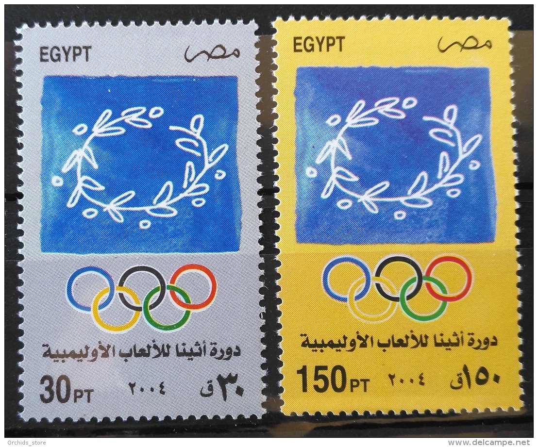 E24 - Egypt 2004 SG 2363-2364 Complete Set 2v. MNH - Olympic Games Athens, Greece - Unused Stamps