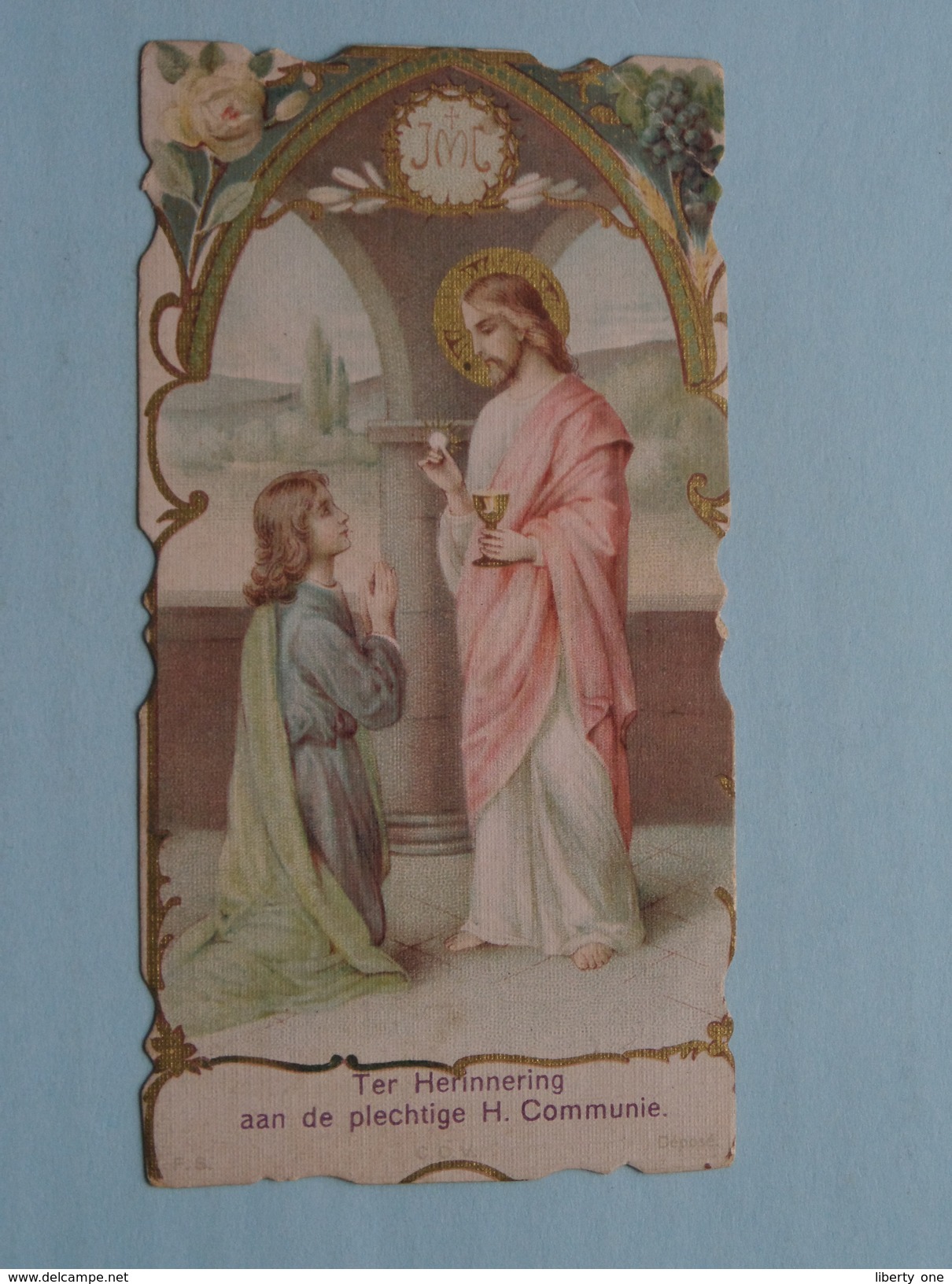 Plechtige H. Communie LYDIA JORDENS 21 Maart 1926 - Parochiale Kerk H. Jacobus BORSBEECK ( Zie Foto's ) ! - Religione & Esoterismo