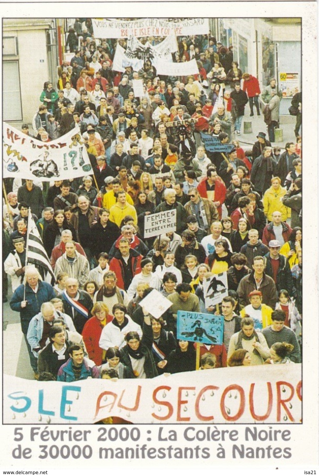 CPM Les événements 2000 5 Février 2000 Manifestation à Nantes - Streiks