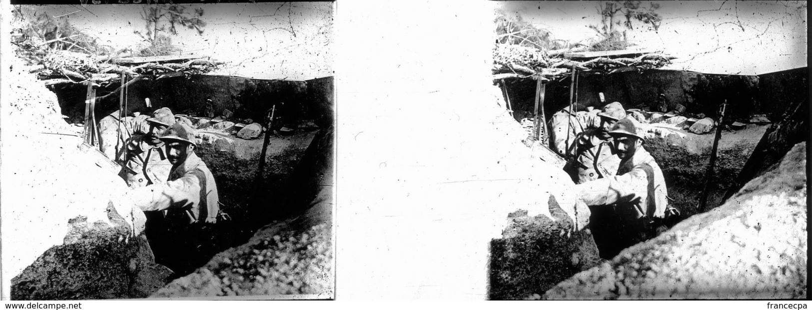 PP 0044 - GUERRE 1914-1918 -  VERDUN - Bois Des Caures - Glass Slides