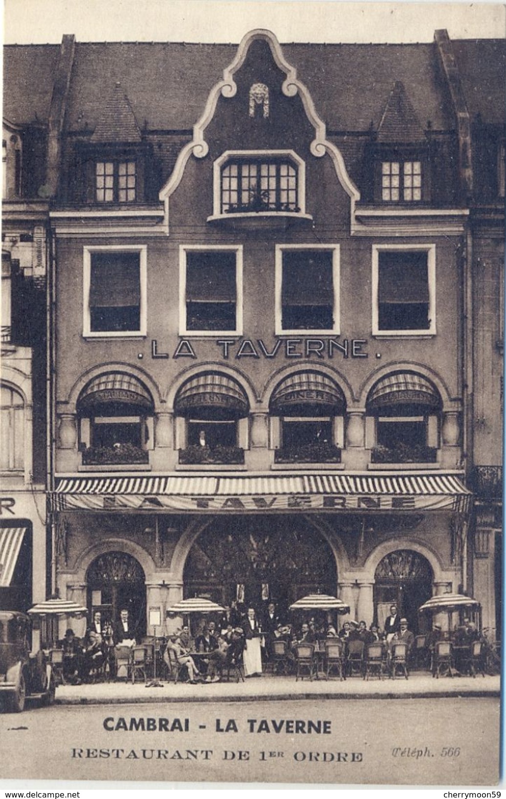 CPA CAMBRAI - LA TAVERNE - RESTAURANT DE 1ER ORDRE - Cambrai