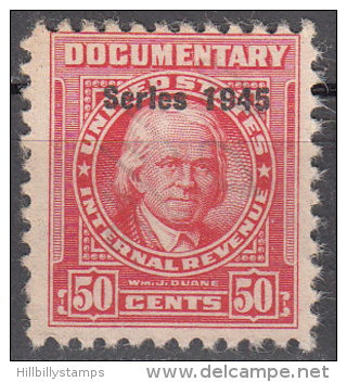 United States    Scott No.  R421    Used   Year 1945 - Steuermarken