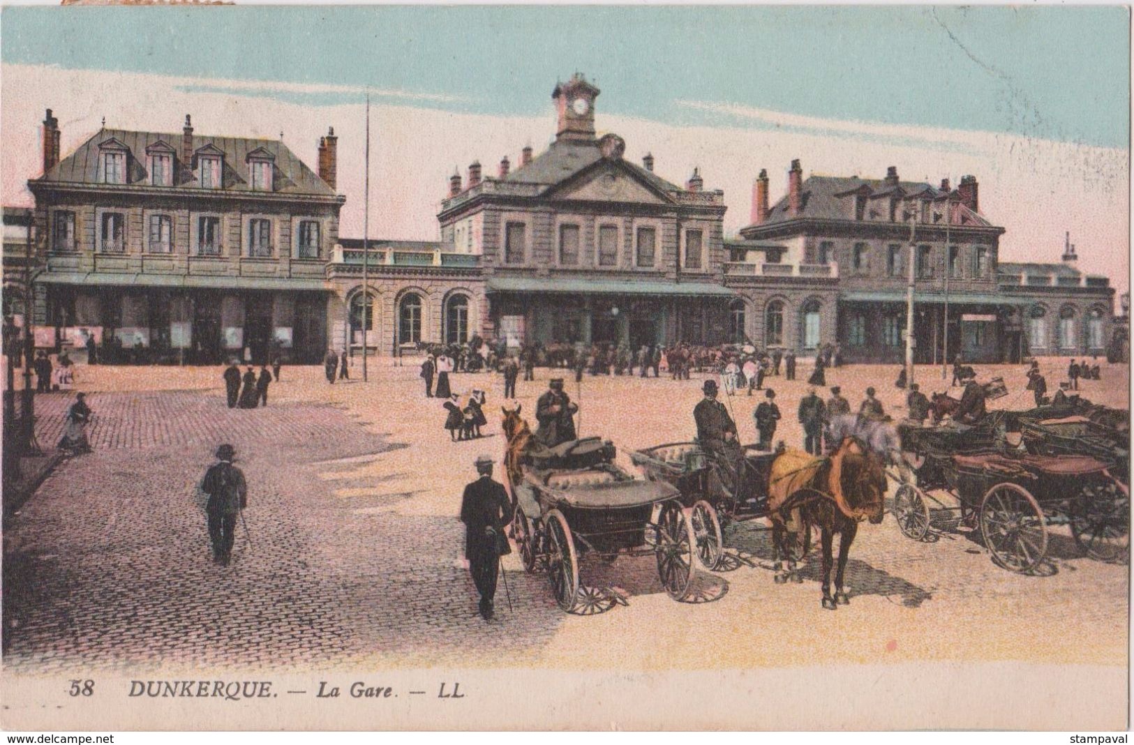 DUNKERQUE - LA GARE - N° 58 - LL. - Dunkerque