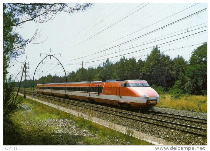 ART 250 - Marche D'essais Du Prototype TGV 001 Vers FACTURE Commune De BIGANOS - Gironde - 33 - SNCF - Autres & Non Classés