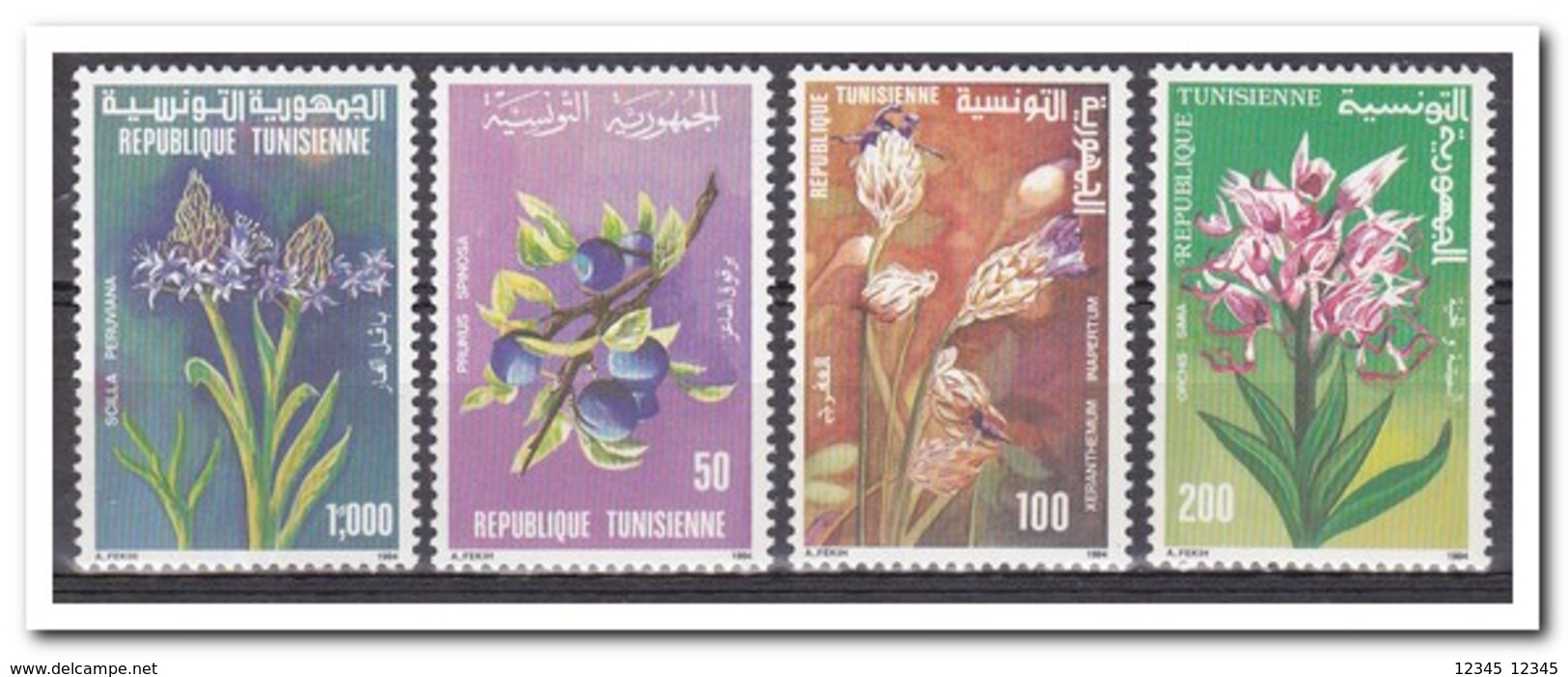 Tunesië 1994, Postfris MNH, Flowers - Tunesië (1956-...)