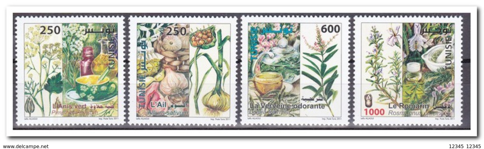 Tunesië  2011, Postfris MNH, Plants - Tunesië (1956-...)