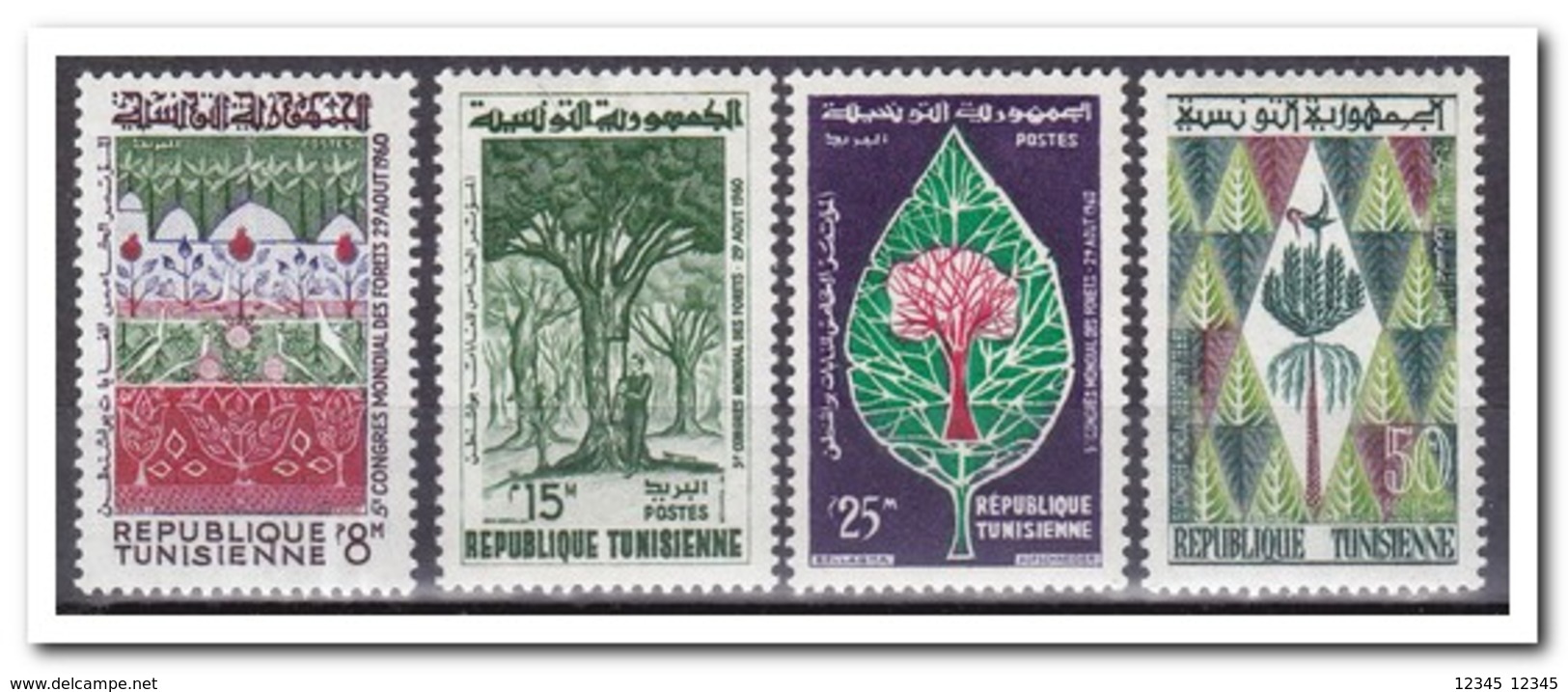 Tunesië 1960, Postfris MNH, Trees - Tunesië (1956-...)