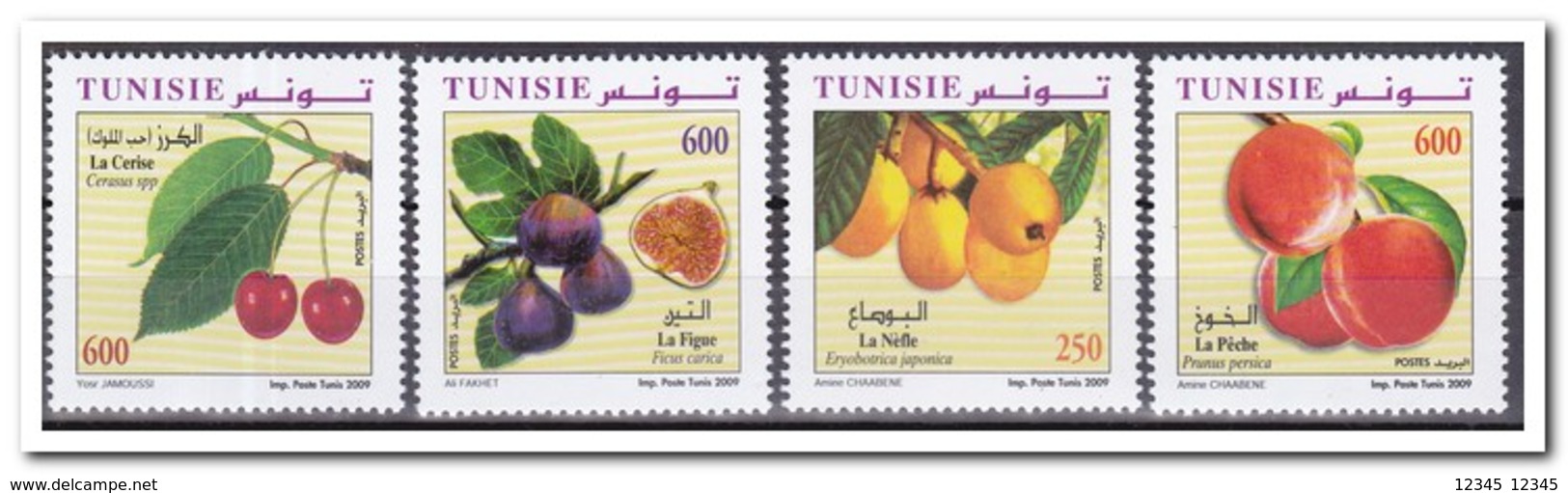 Tunesië  2009, Postfris MNH, Fruit - Tunesië (1956-...)