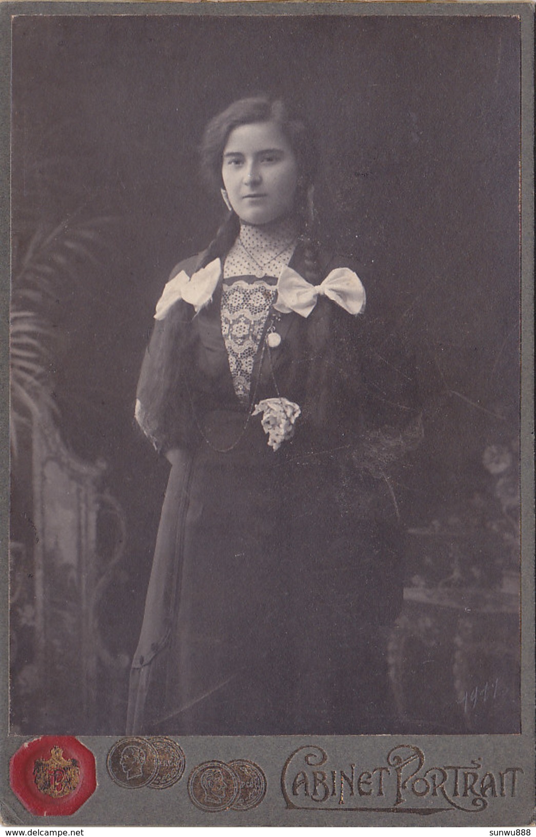 Cabinet Portrait.Ukraine Portrait De Femme. Noblesse ? Kostiantynivka Konstantinovka - Old (before 1900)