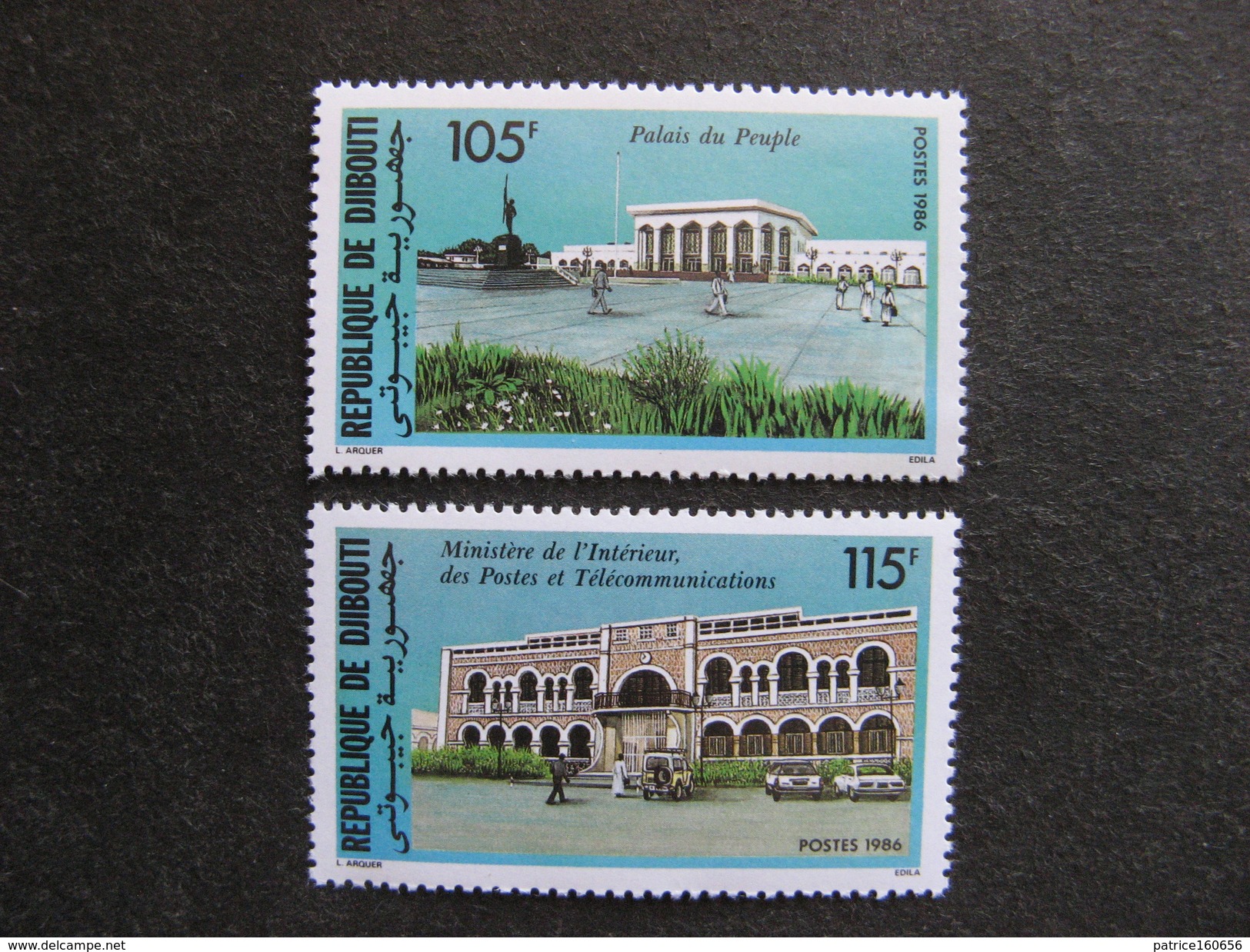 Djibouti : TB Paire  N° 625 Et N° 626, Neufs XX. - Djibouti (1977-...)