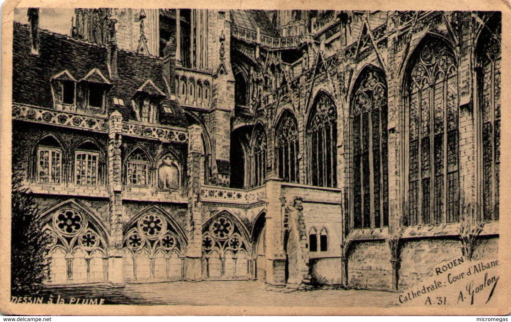 ROUEN - Cathédrale - Cour D'Albane - Rouen