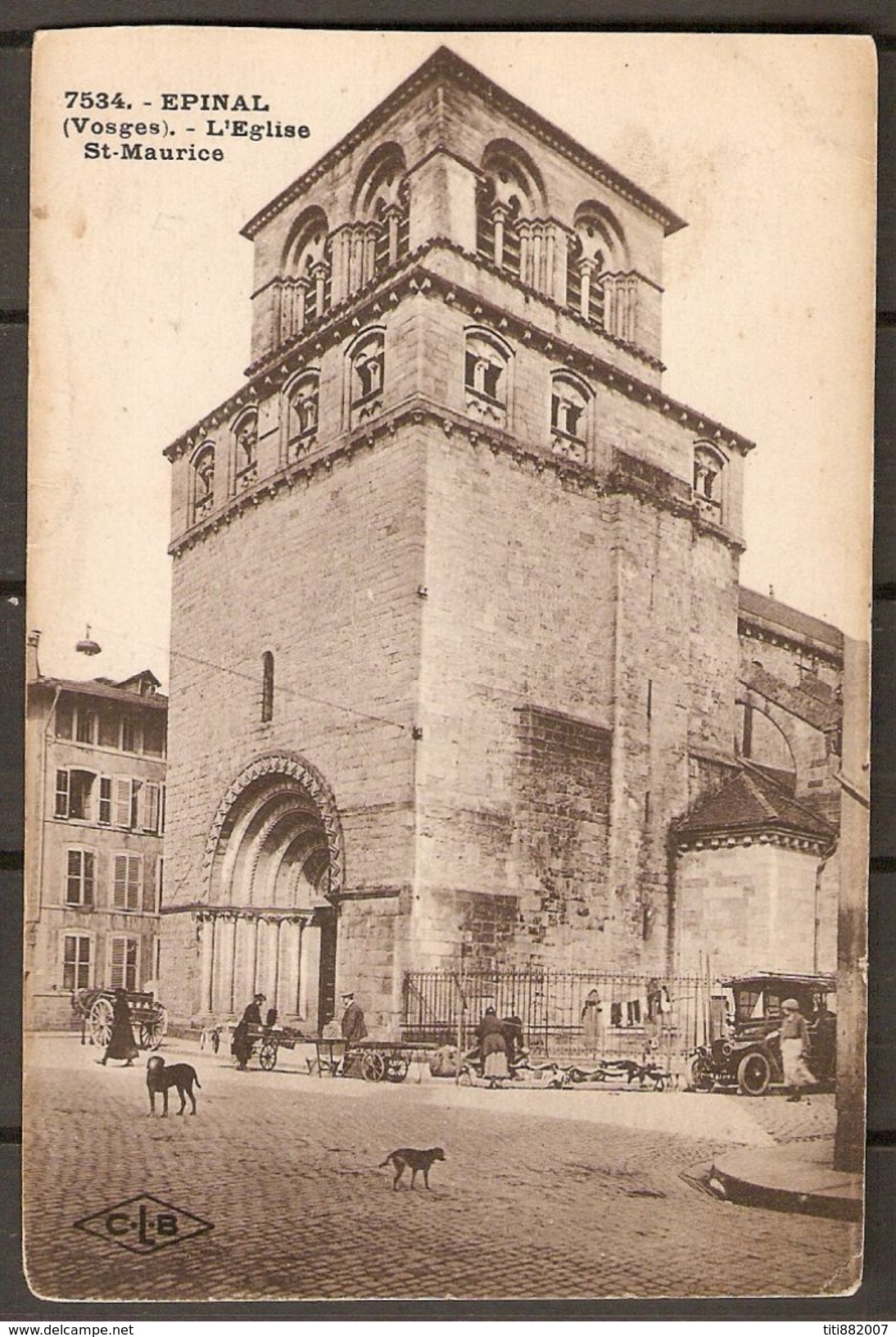 CP   -    EPINAL  .   L' Eglise St-Maurice. - Epinal