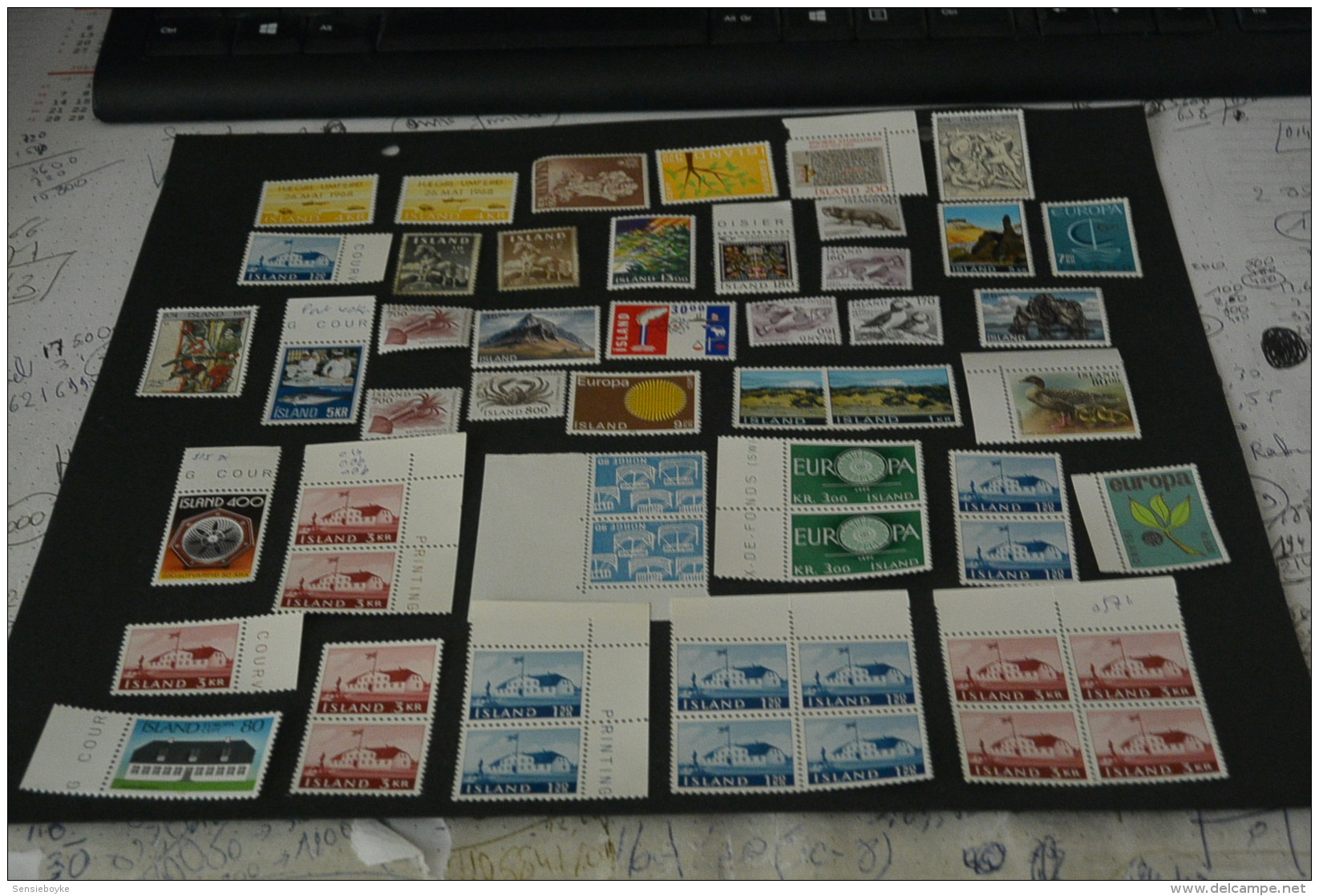 K12117- Lot Stamps MNh Iceland - Island - - Collections, Lots & Séries