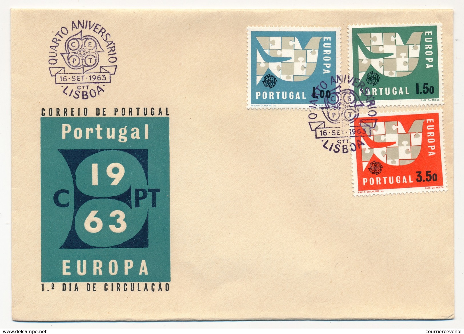 PORTUGAL - 8 Enveloppes FDC EUROPA De 1961 à 1968 - FDC