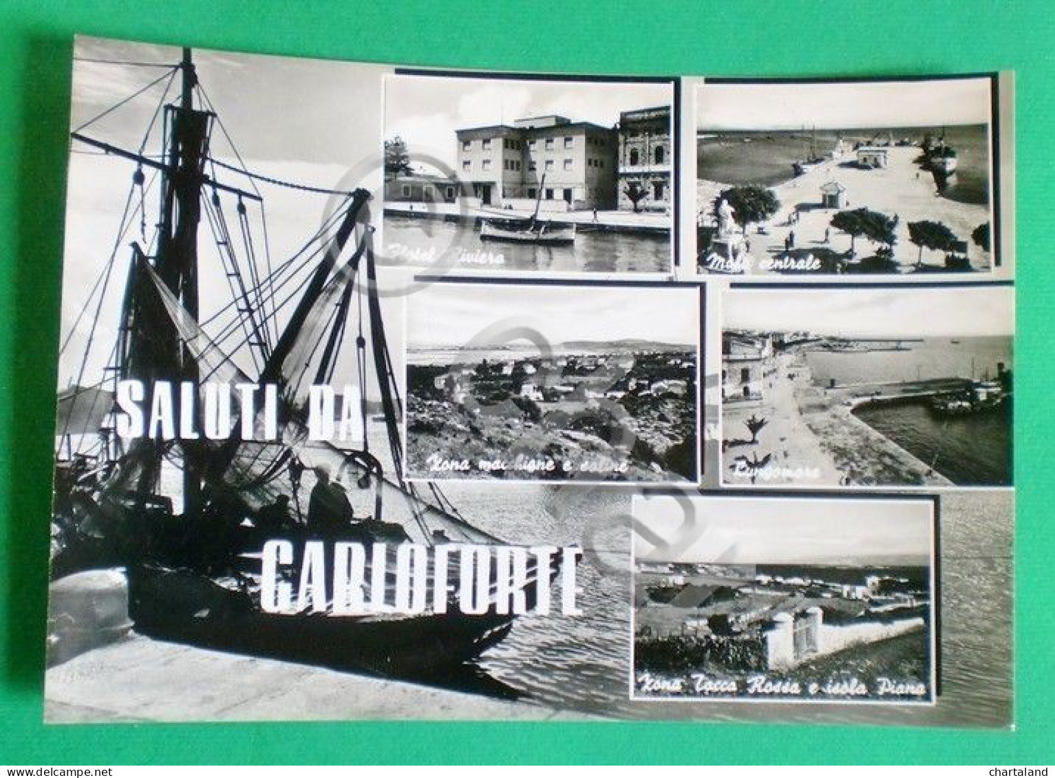 Cartolina Saluti Da Carloforte - 1963 - Cagliari